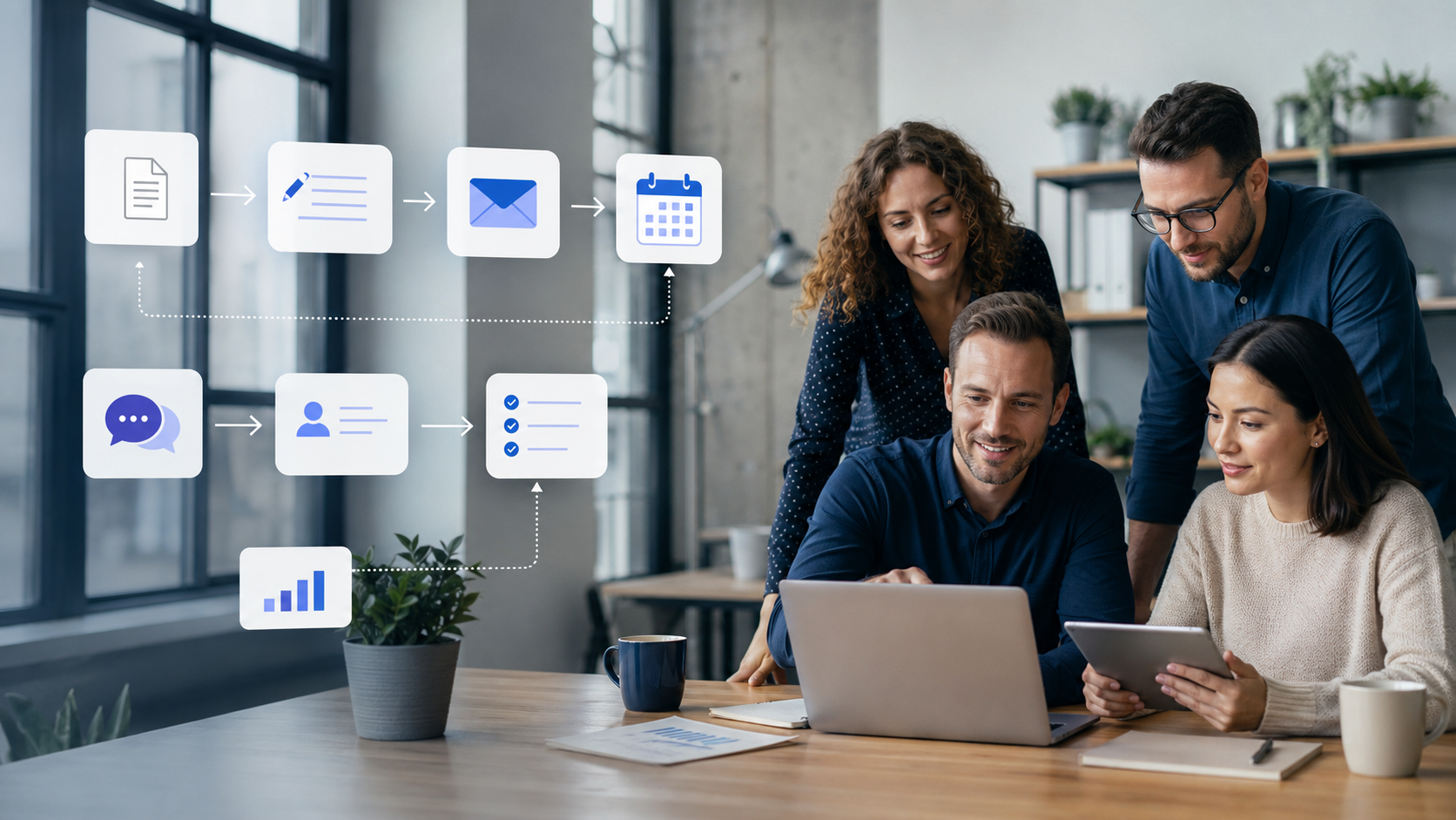 Workflow Automation for Small Business: 7 AI Workflows That Save 2–6 Hours a Week